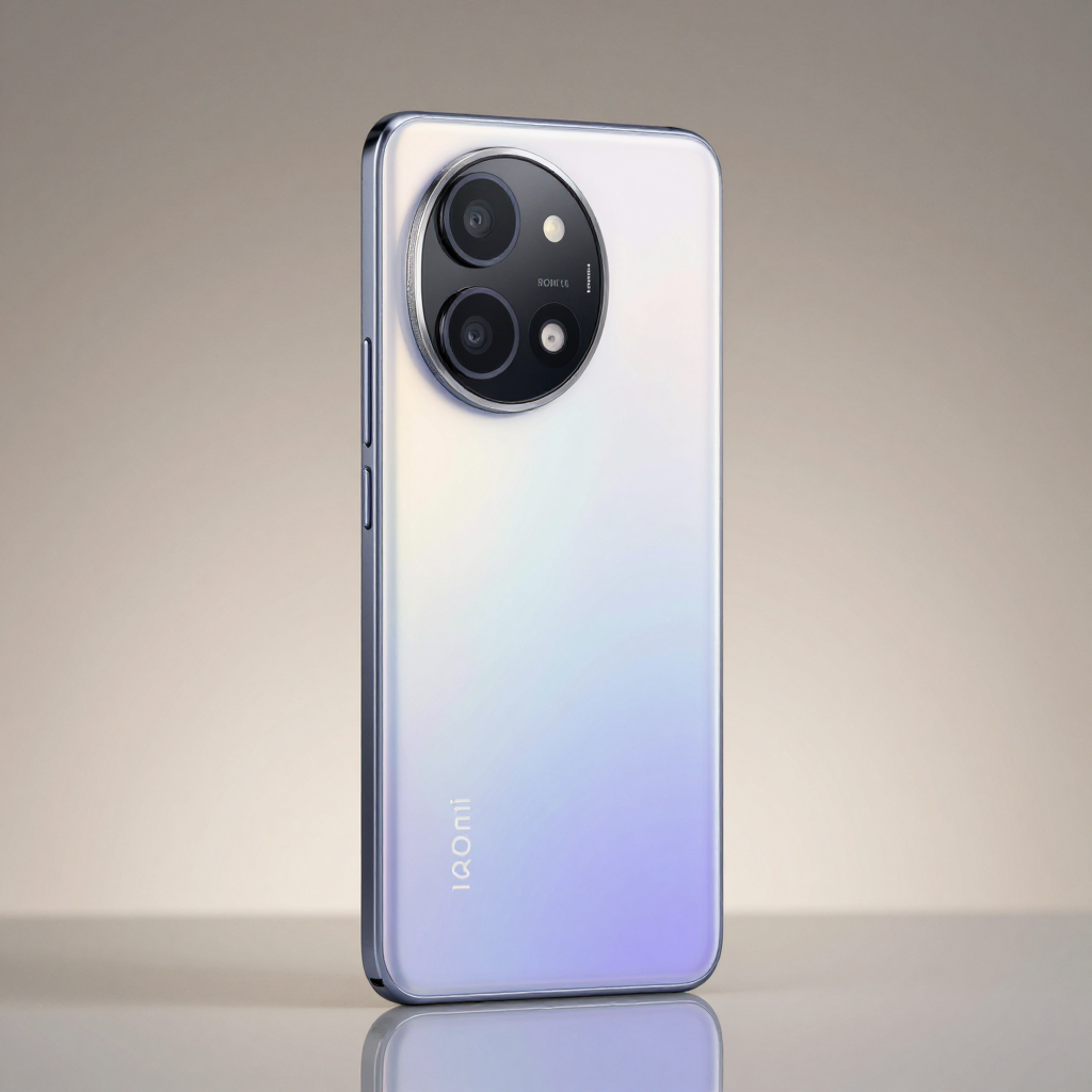 Redmi Note 13 Pro与iQOO Z8 对比展示图，展示屏幕与机身设计
