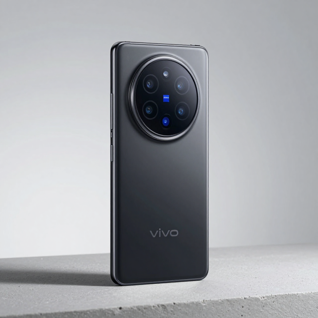 vivo多款手机排列展示，突出不同系列的设计语言