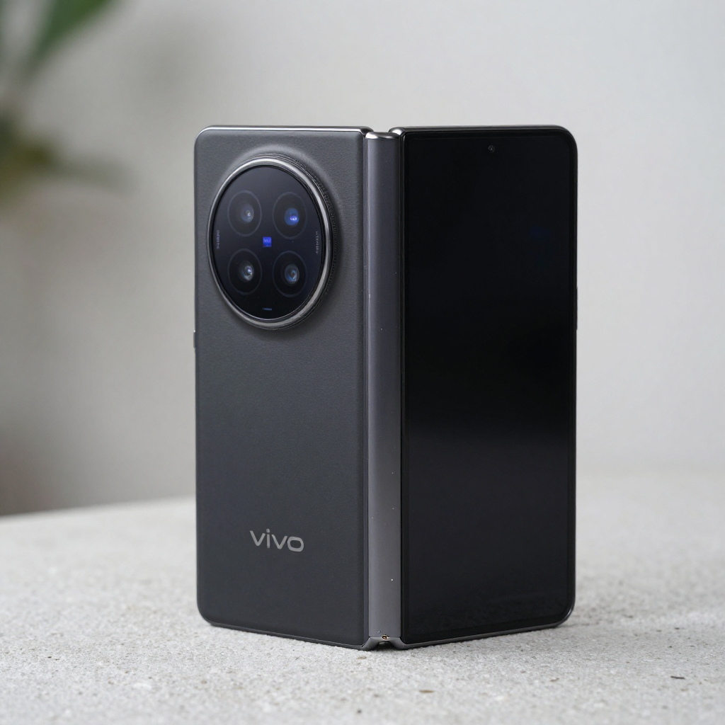 vivo X Fold3 Pro 展开态展示大屏多任务处理与影像细节