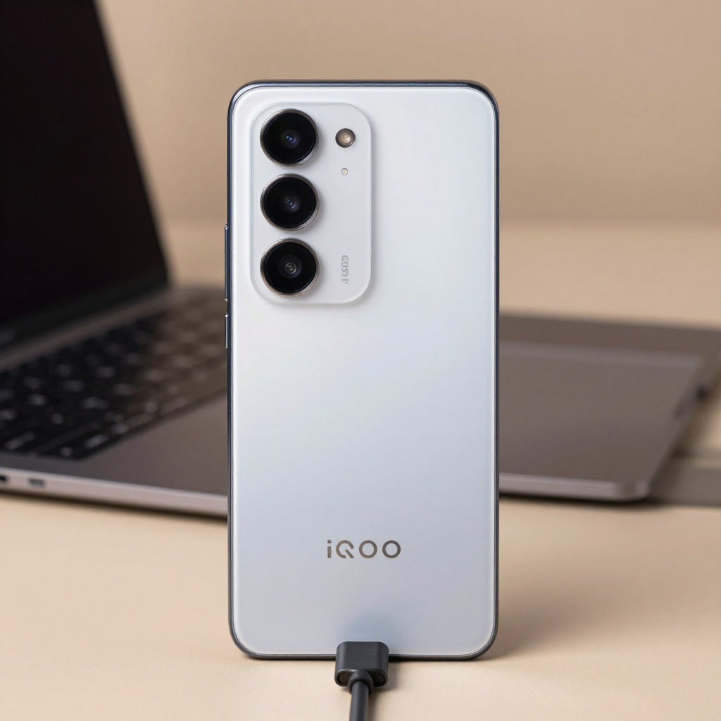 iQOO Z8手机游戏模式界面与电池续航测试数据展示