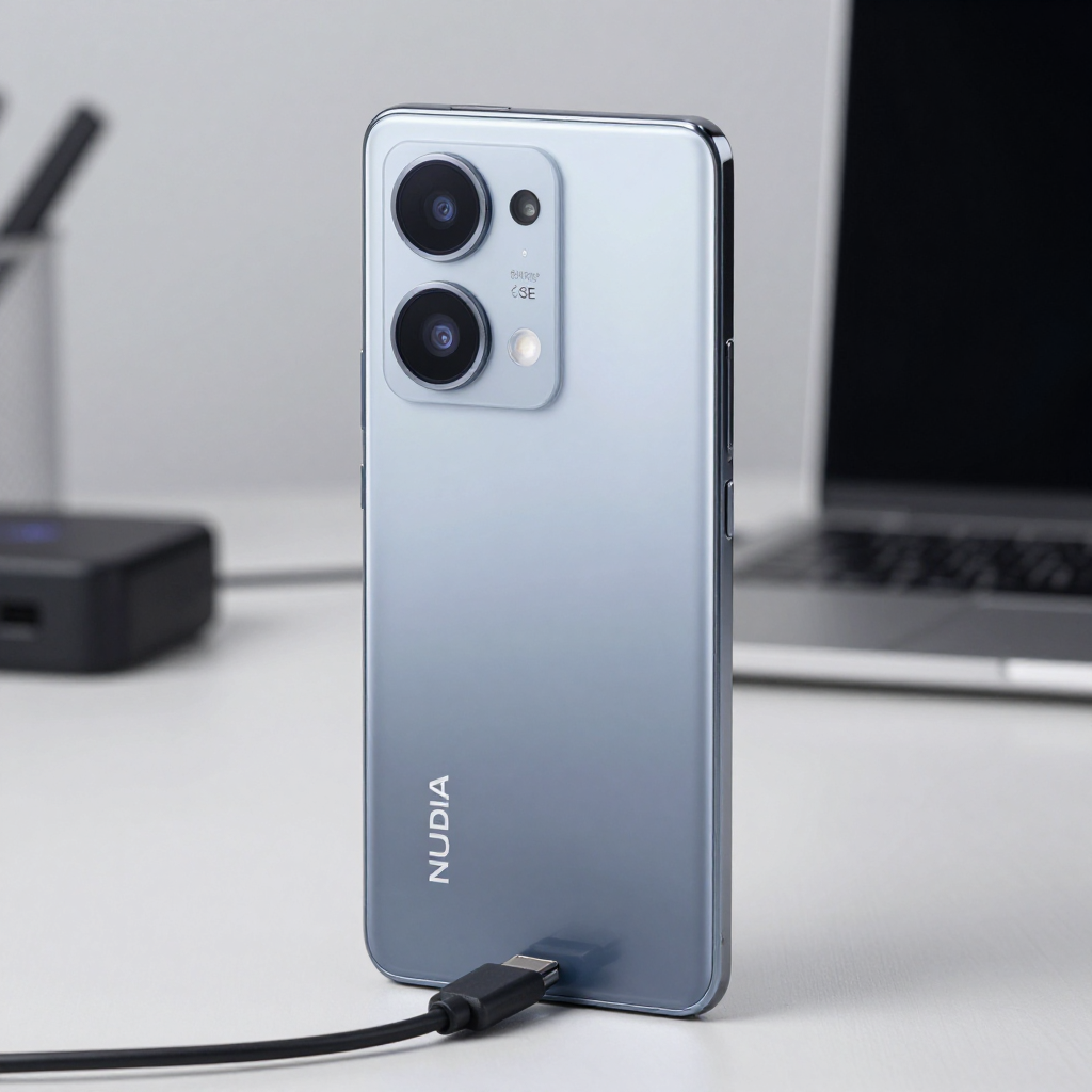Nubia Z60 Ultra SE 展示其纤薄机身与大容量电池标识