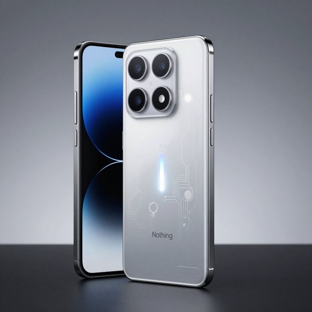 2026年主流旗舰手机横向对比展示，包括Nothing Phone 3, Samsung S25 Ultra, iPhone 16 Pro Max等机型排列