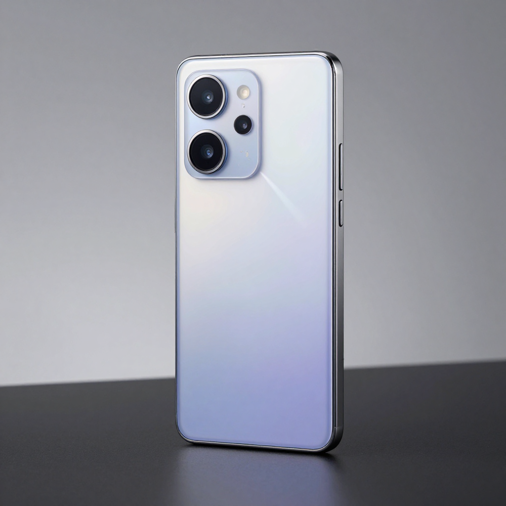 多款入门级手机排列展示，背景为科技感线条