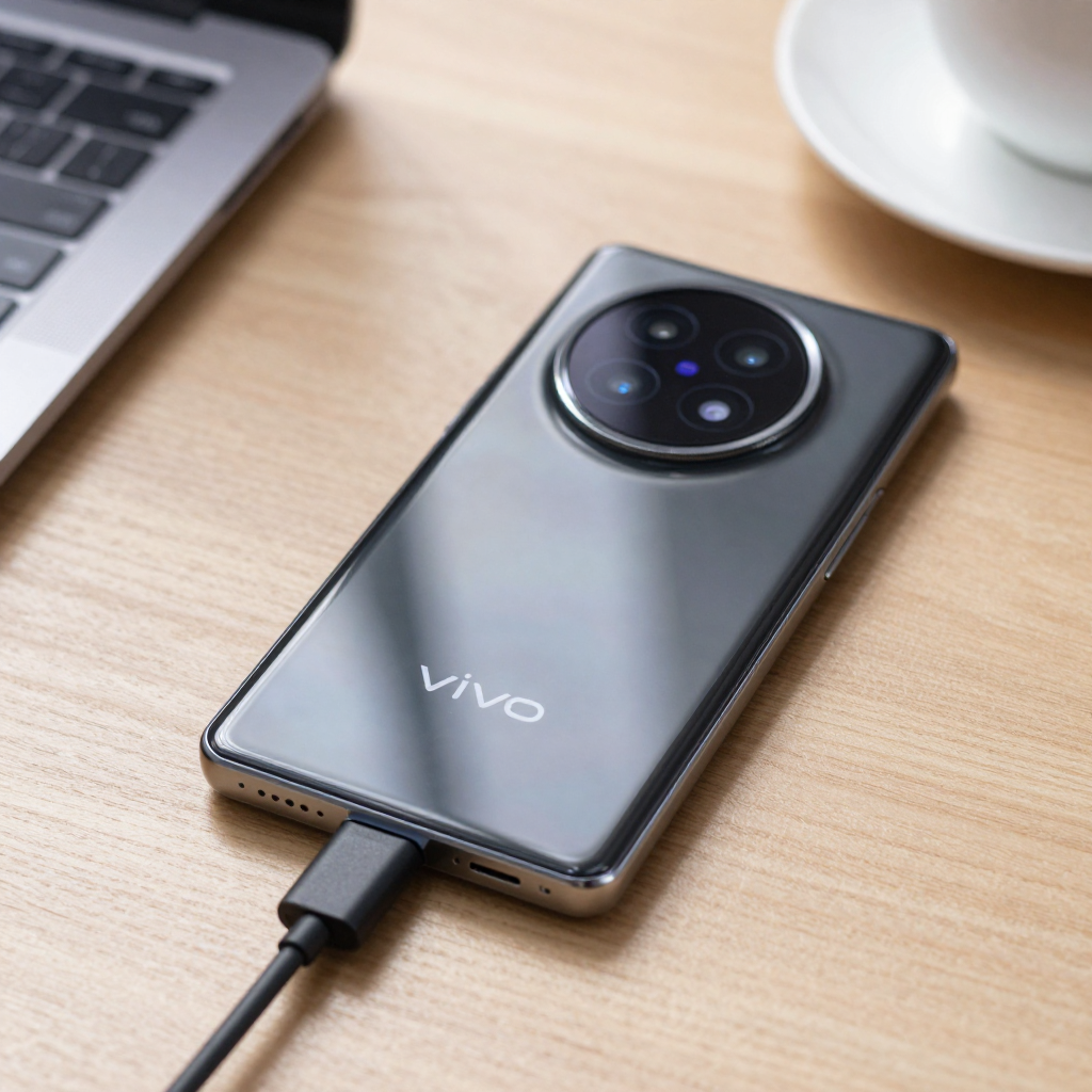 vivo 手机在夜景环境下的人像拍摄效果展示