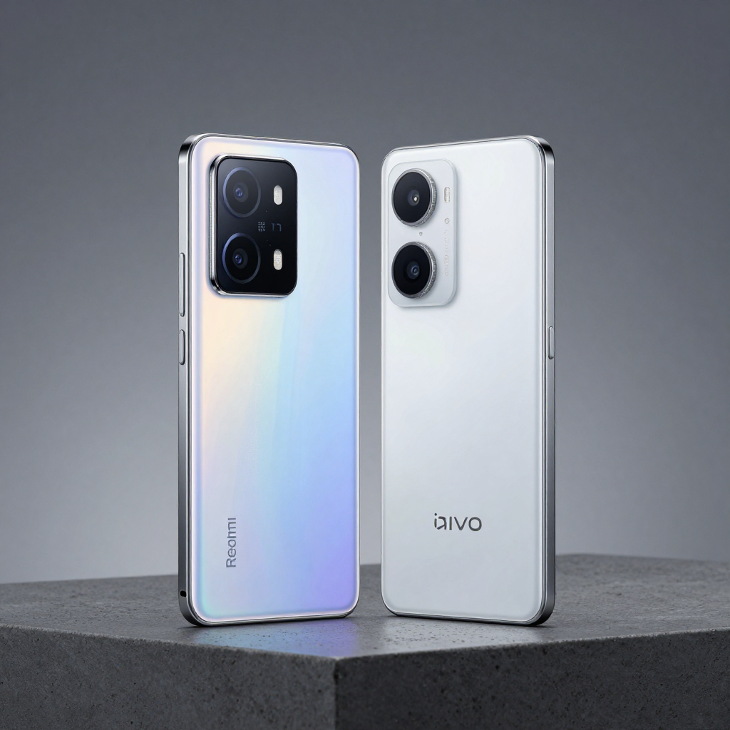 Redmi Note 14 Pro+ 与 iQOO Z9 Turbo 外观对比展示