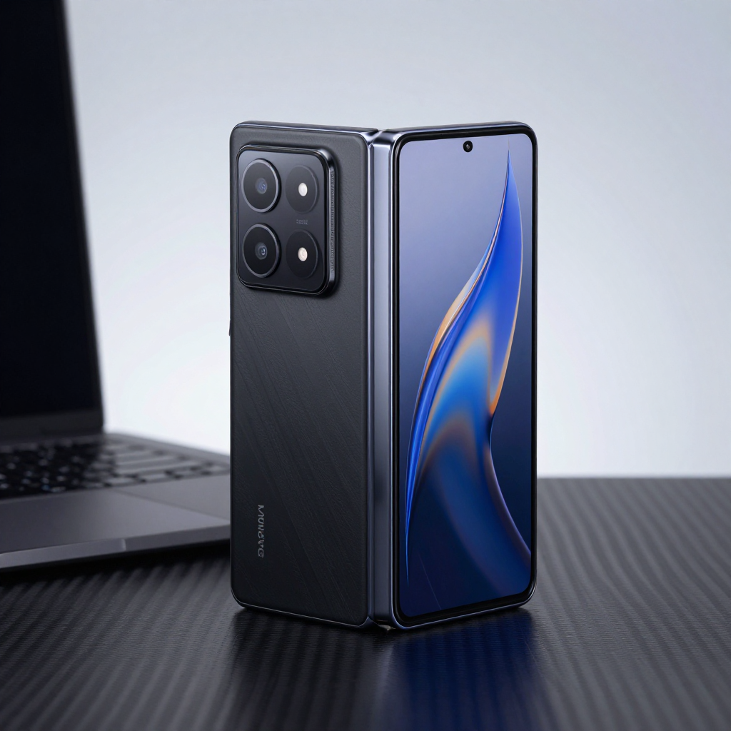 Redmi Note 14 Pro+ 游戏场景展示，屏幕显示王者荣耀界面，背景为暗色调科技感灯光