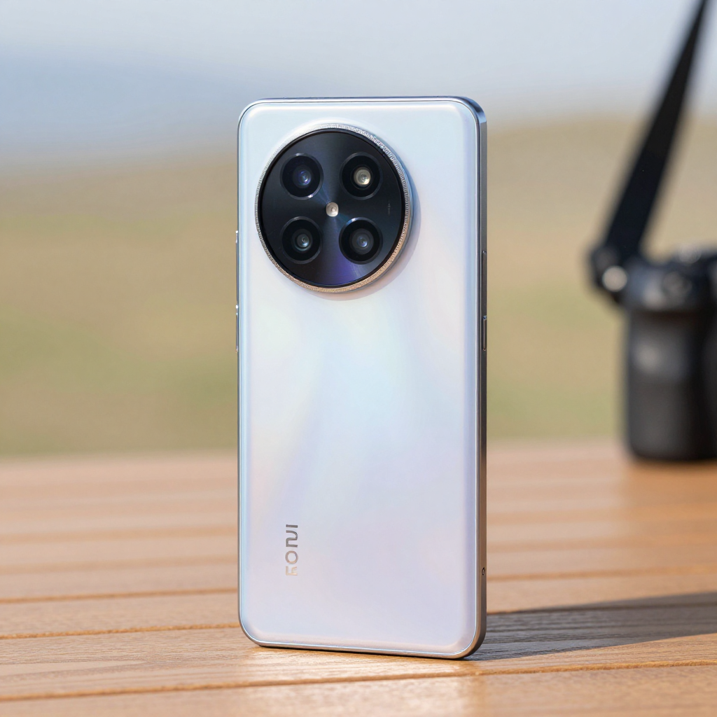 iQOO Z9 Turbo手机侧面特写，展示轻薄机身与电池图标UI