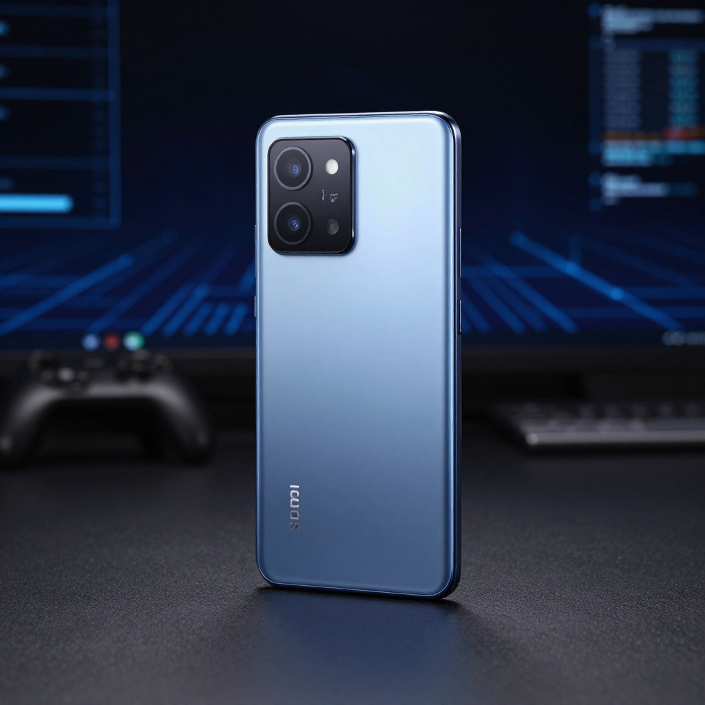 Redmi Note 13 Pro+ 与 iQOO Z8 外观对比展示，突出屏幕与机身质感