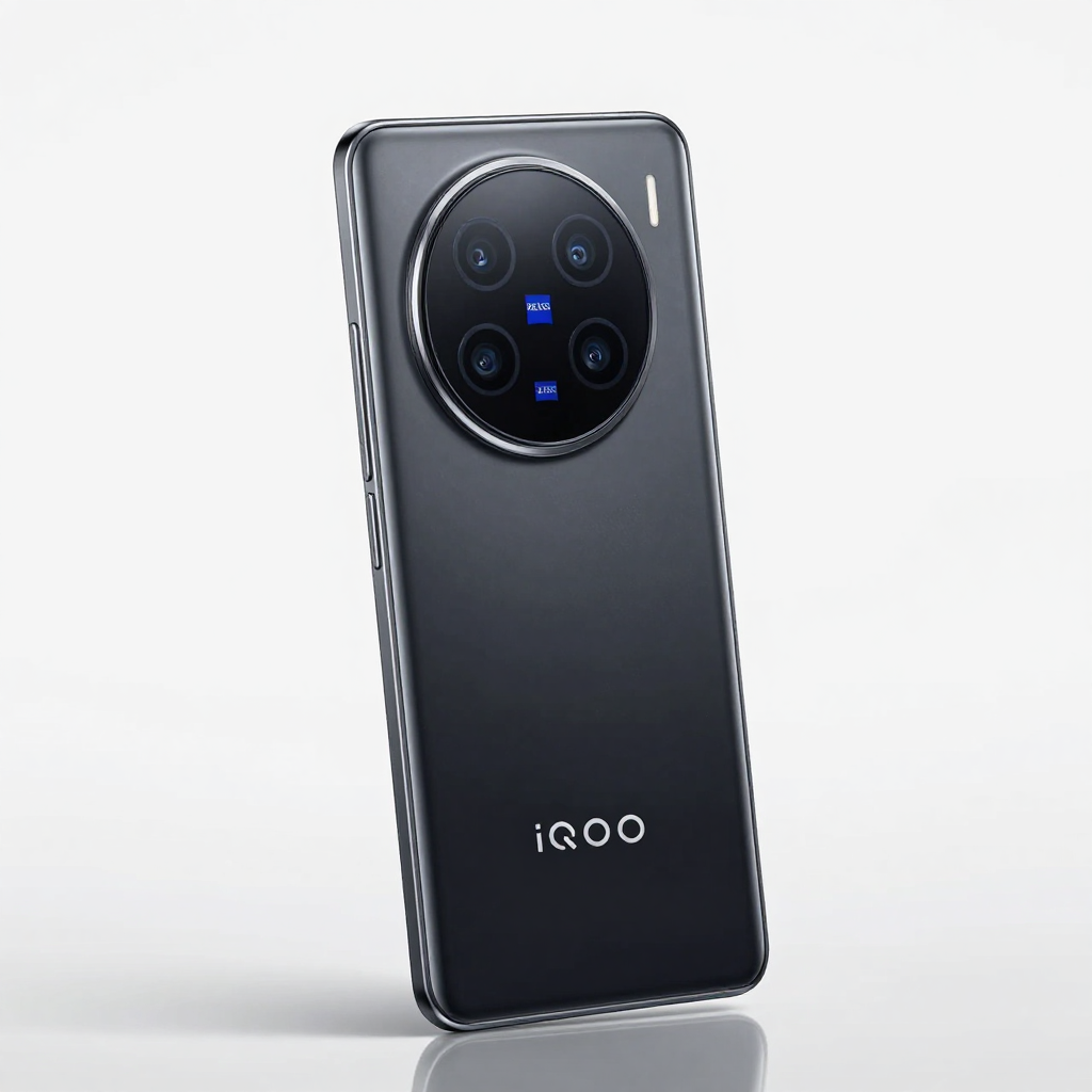 iQOO Z9 Turbo 外观展示，突出其轻薄机身和电池标识