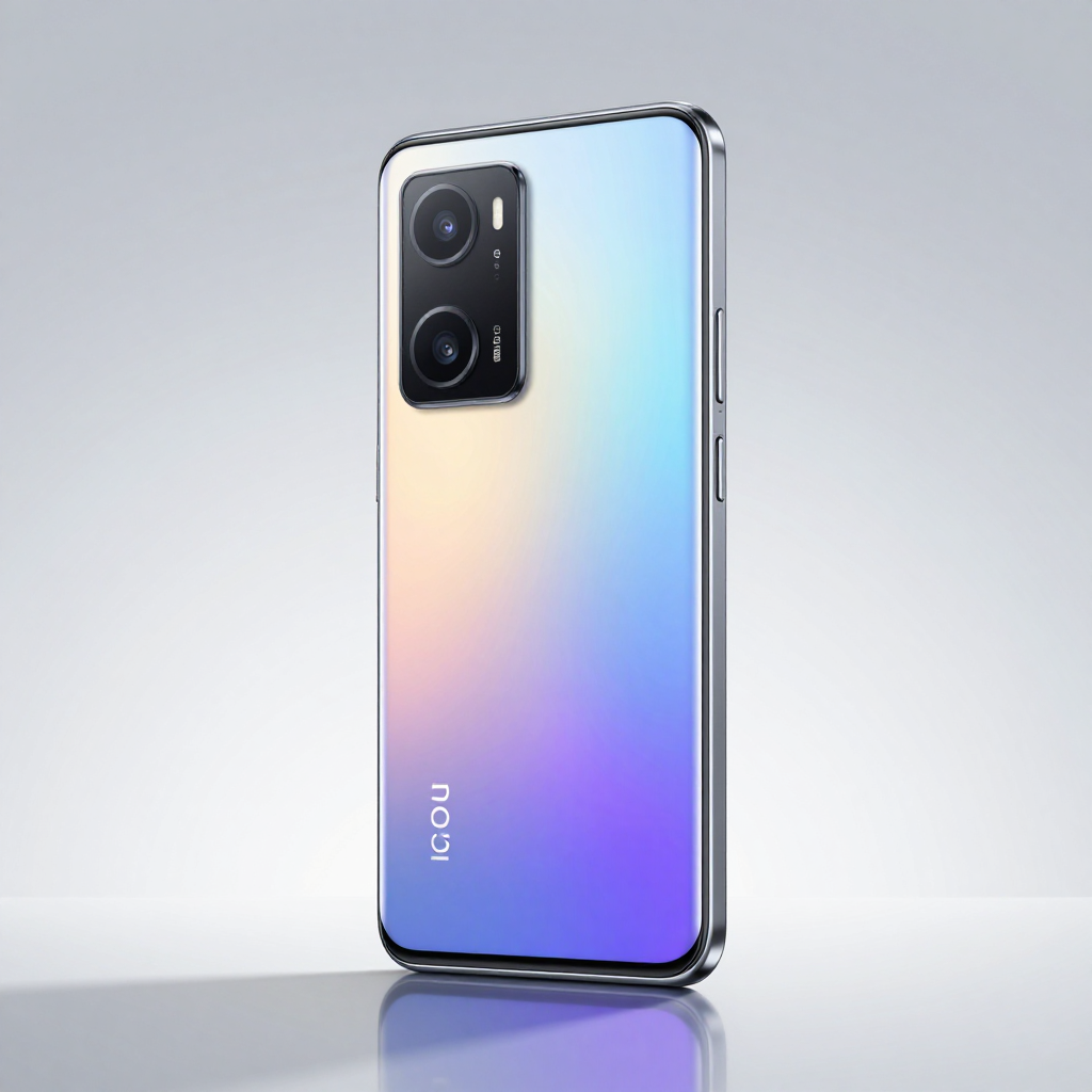 Redmi Note 12 Turbo与iQOO Z7的外观对比图，展示轻薄机身和屏幕设计