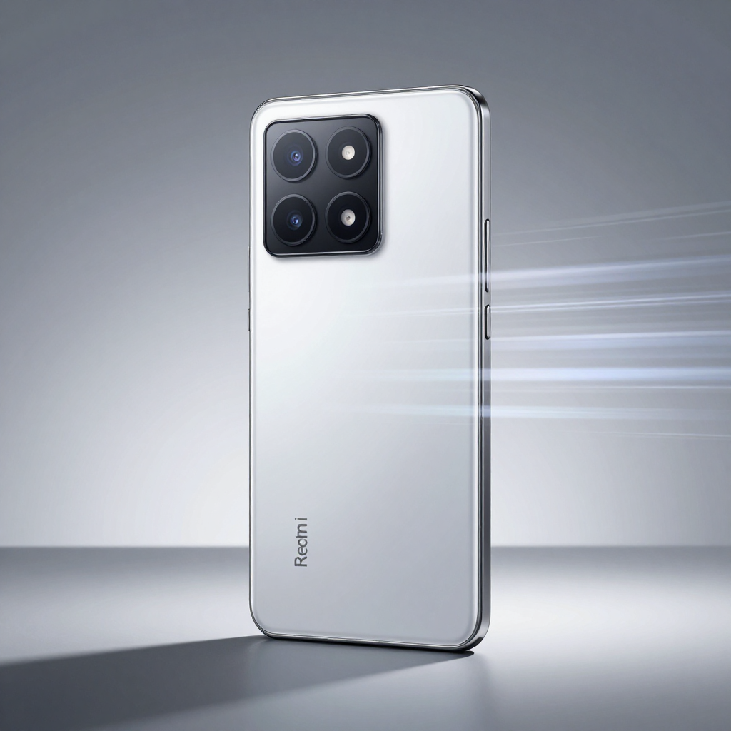 Redmi Note 13 Pro+ 与 iQOO Z8 的外观对比图，展示轻薄机身与屏幕细节