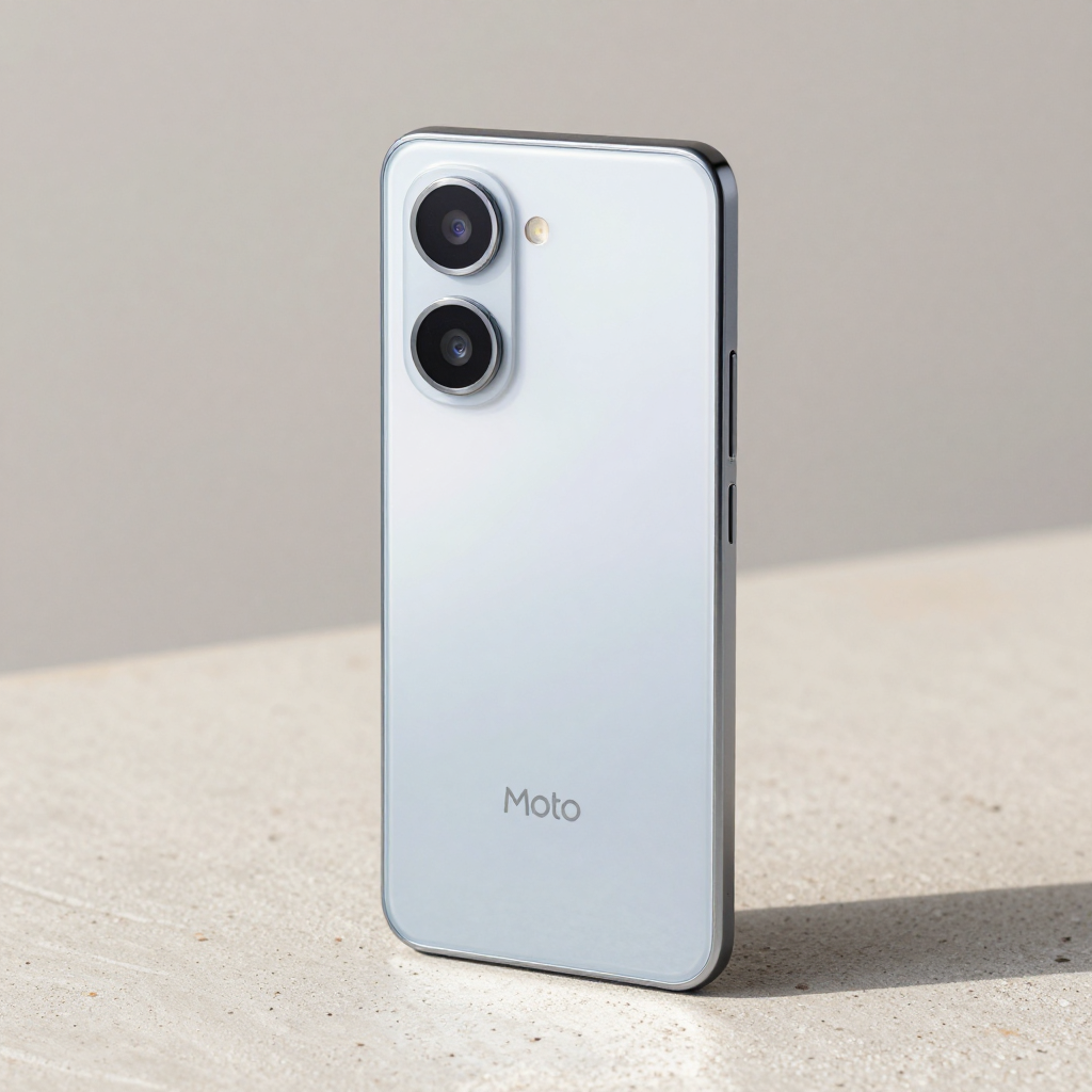Moto G54 5G手机展示100W快充充电界面及电池图标