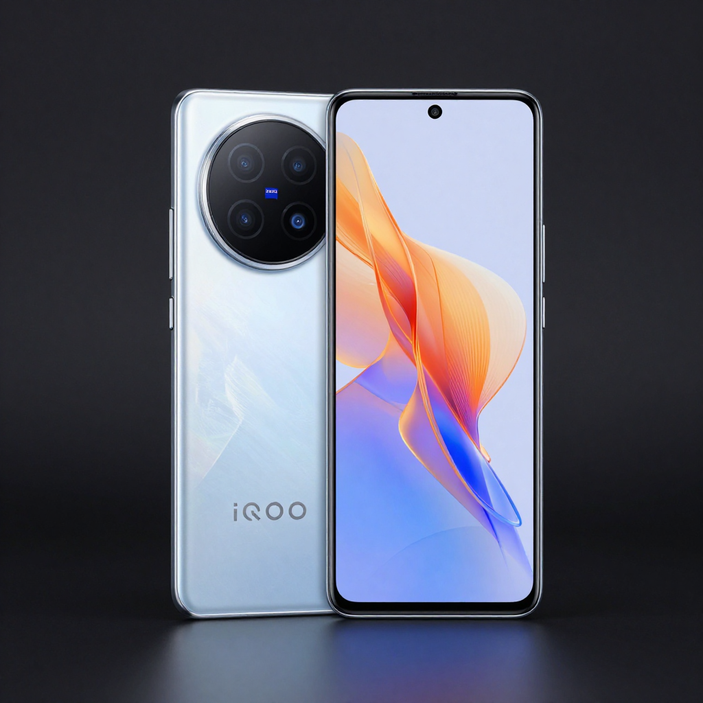 iQOO手机与配件场景化展示图