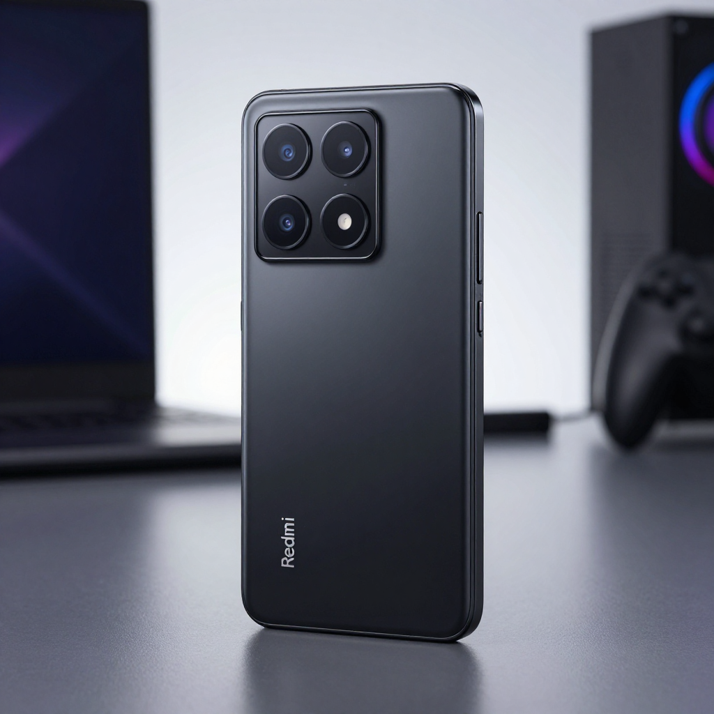 Redmi K70与iQOO Neo9S Pro游戏场景对比图，展示屏幕显示效果和握持手感