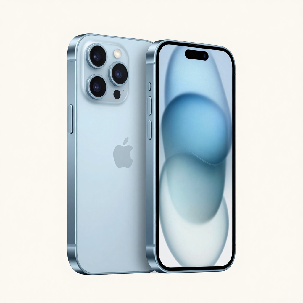 iPhone 15 USB-C接口与灵动岛特写图