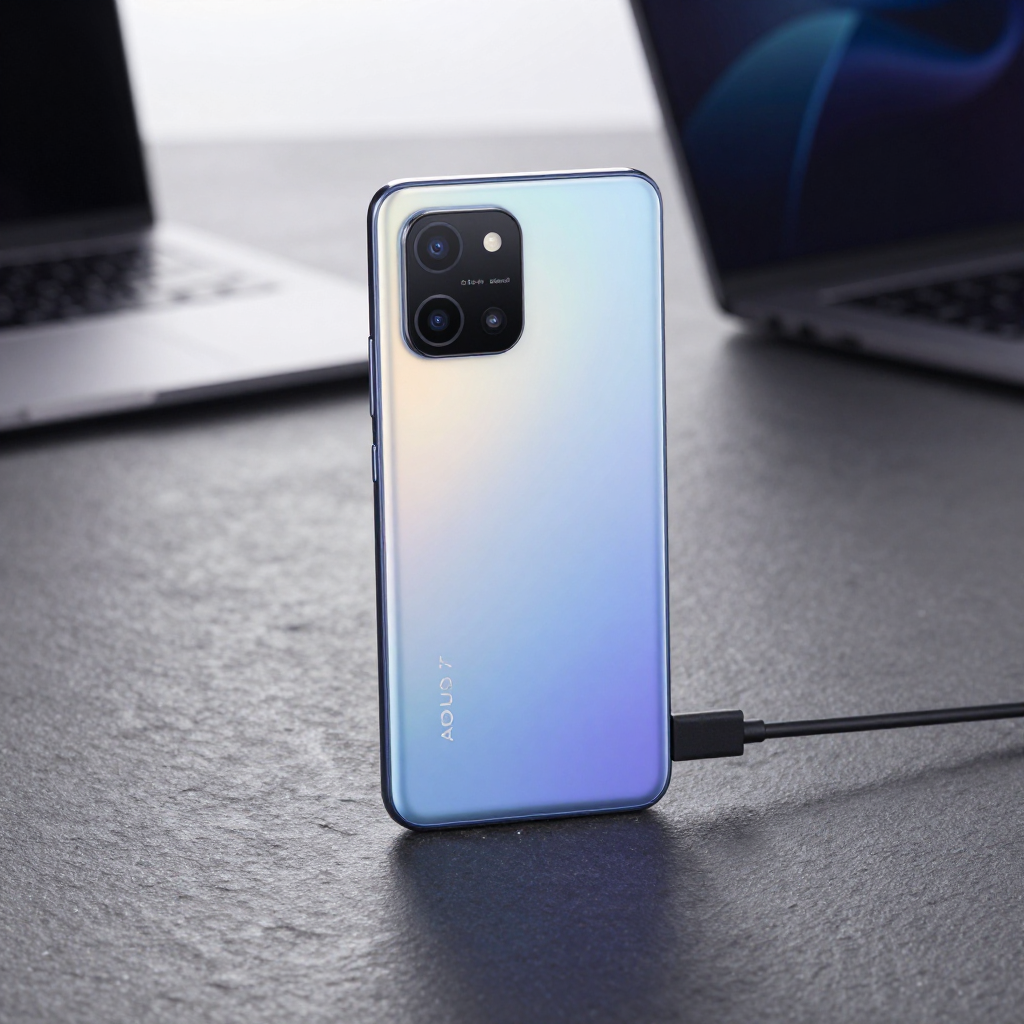 夏普AQUOS R7 COE屏幕技术展示与轻薄机身对比图