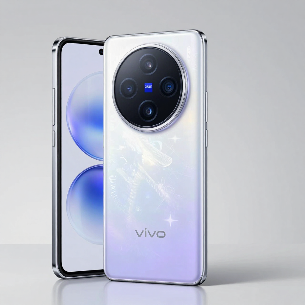 vivo手机续航测试场景，显示剩余电量和时间