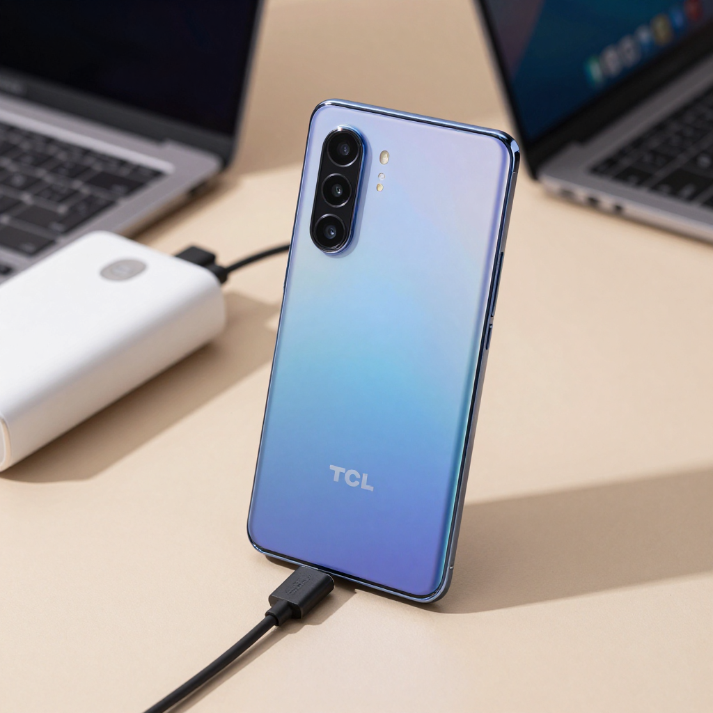 TCL手机学生党使用场景图，图书馆或宿舍