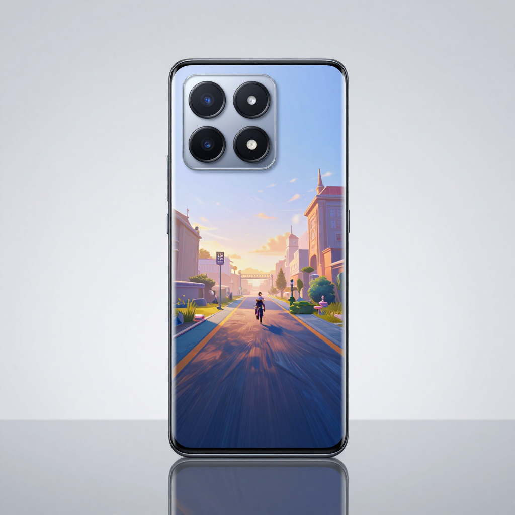 一加Ace 3V与Redmi K70的游戏场景对比图，展示屏幕显示效果