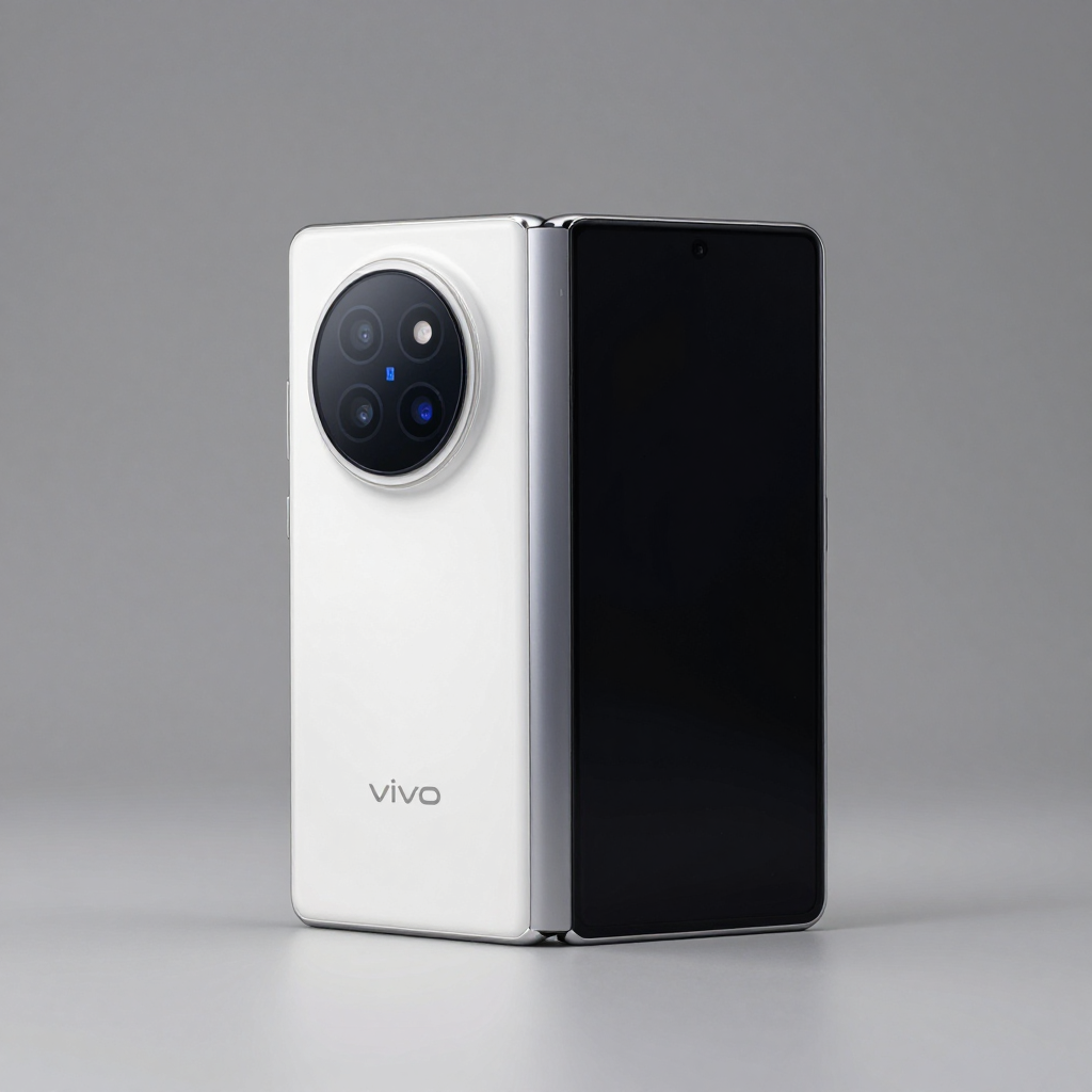 vivo X Fold2 轻薄机身展示与屏幕细节