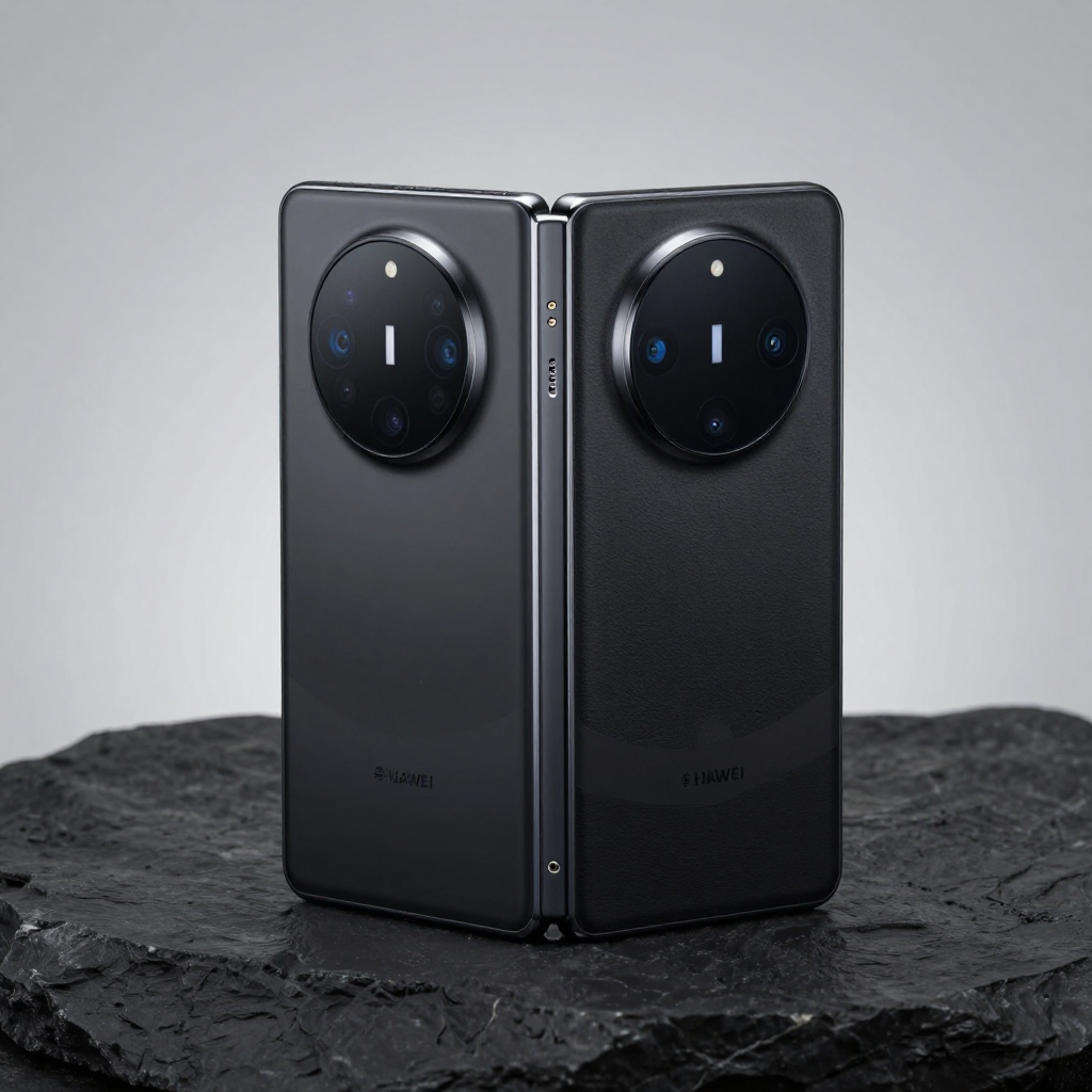 华为Mate X5与Mate X3折叠态与展开态对比展示