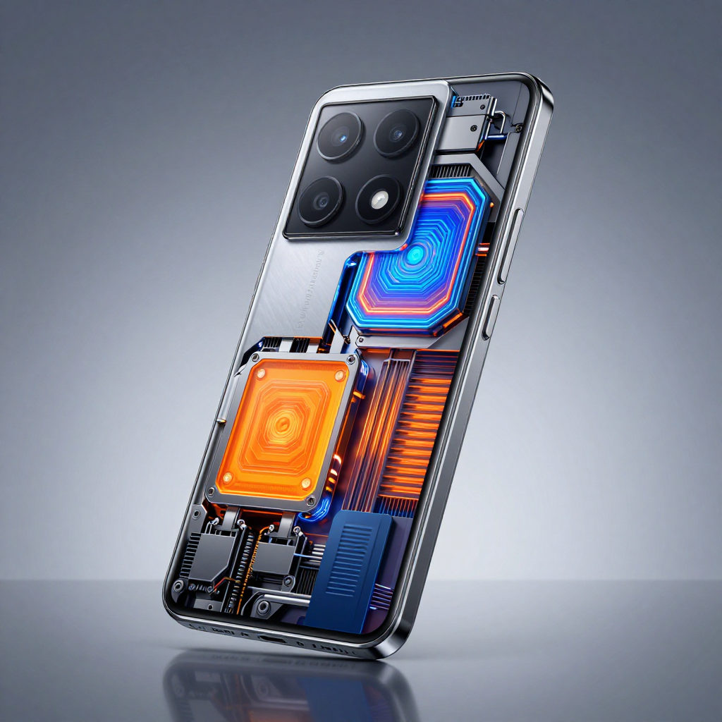 Redmi K70 Ultra与iQOO Z9 Turbo外观对比图，展示屏幕与机身设计