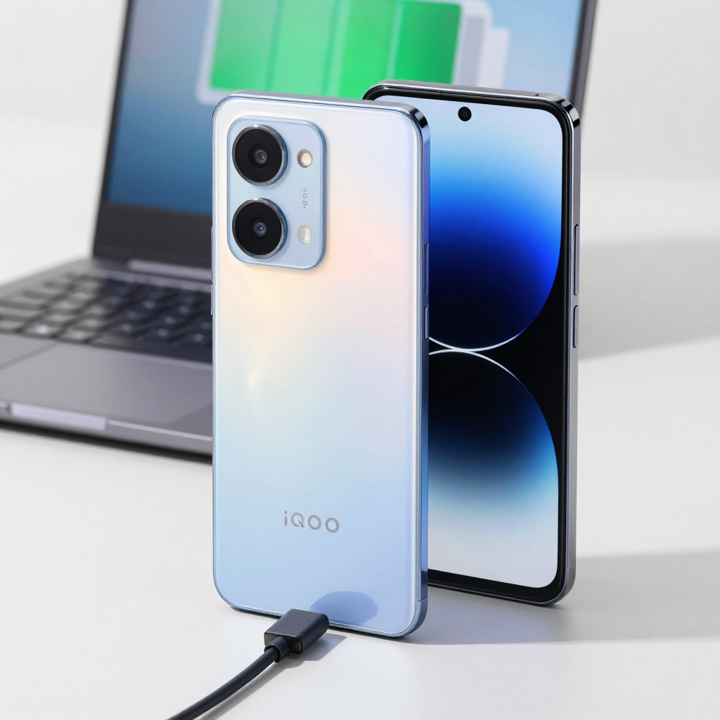 Redmi Note 13 Pro与iQOO Z9的外观对比图，展示设计语言差异