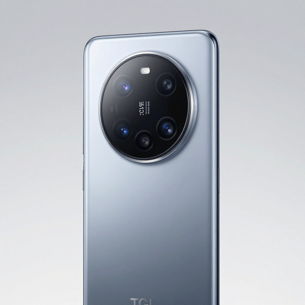 TCL 2026年入门级手机系列外观展示，突出金属边框与大电池标识