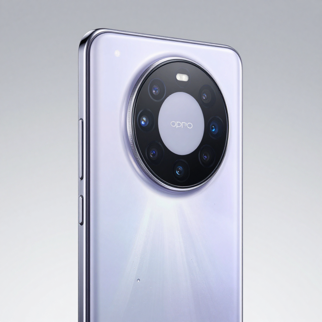 OPPO Reno13系列真机展示，突出轻薄机身和哈苏镜头模组设计