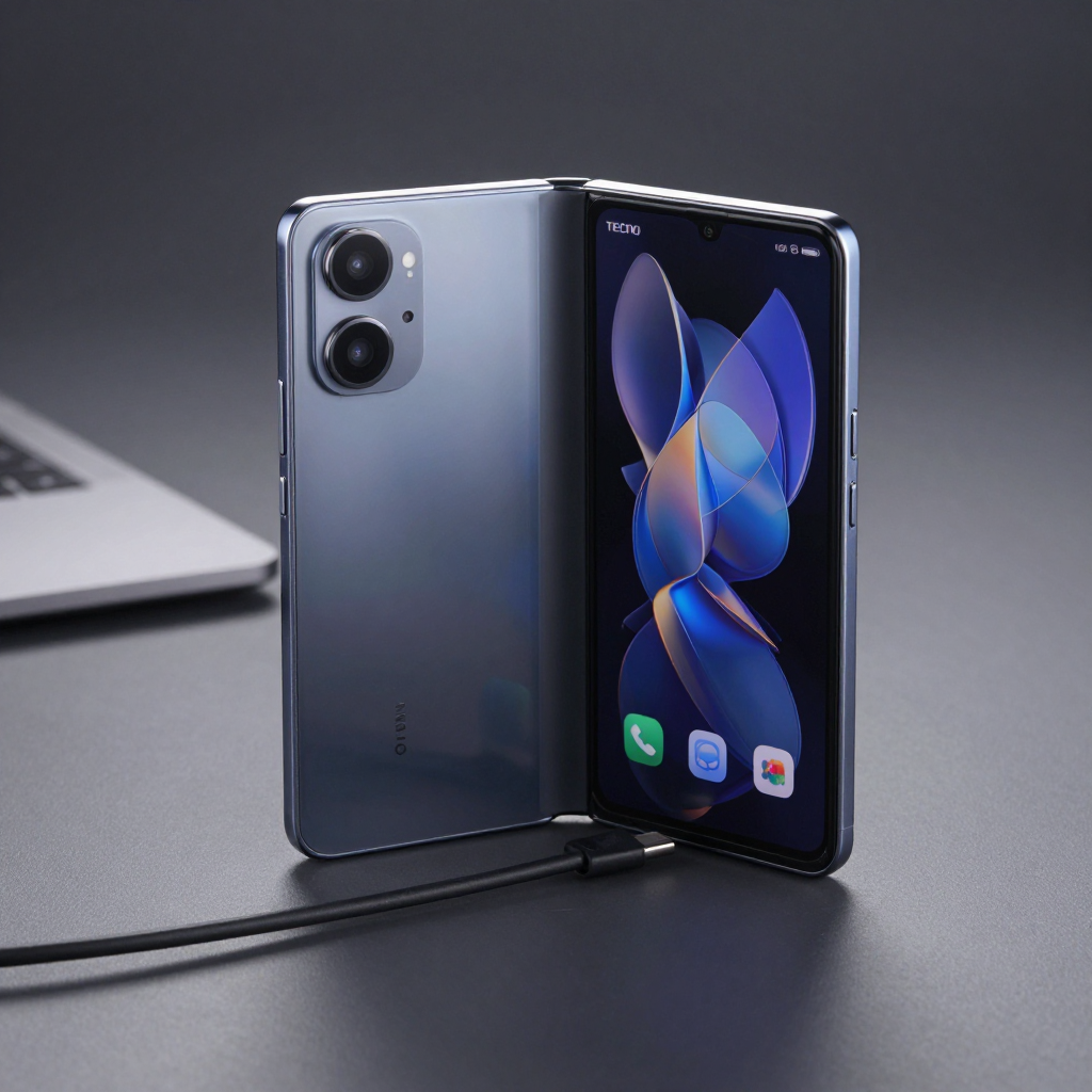 传音旗下TECNO和Infinix多款手机排列展示，突出屏幕与电池图标