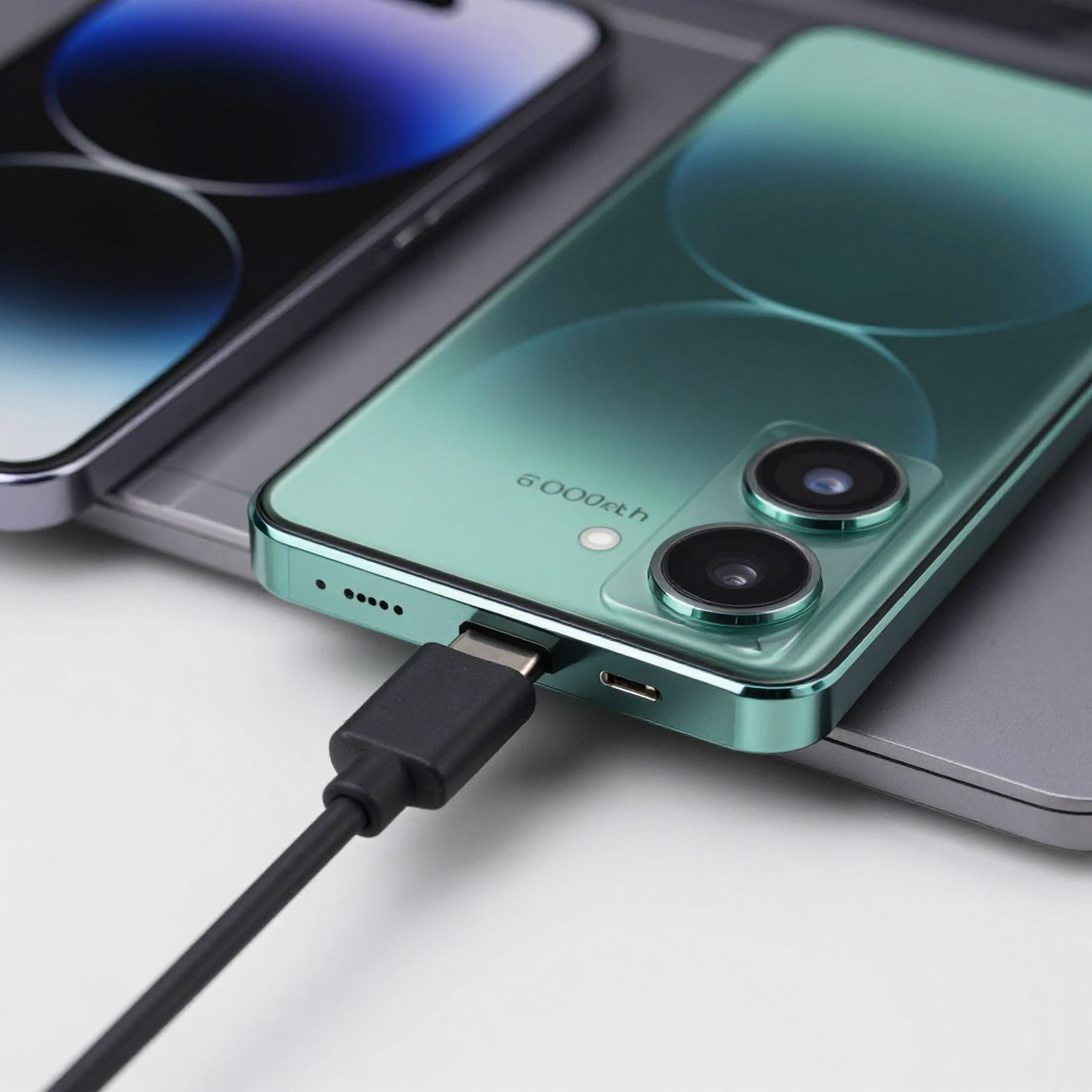Redmi Note 13 Pro与iQOO Z8对比图，展示机身设计与屏幕