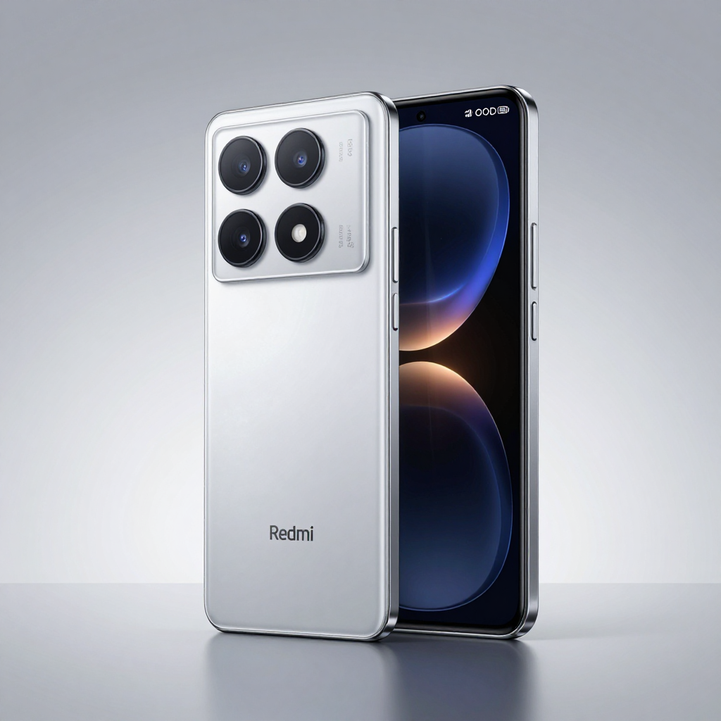 Redmi Note 15 Turbo 真机展示,突出轻薄机身和屏幕细节