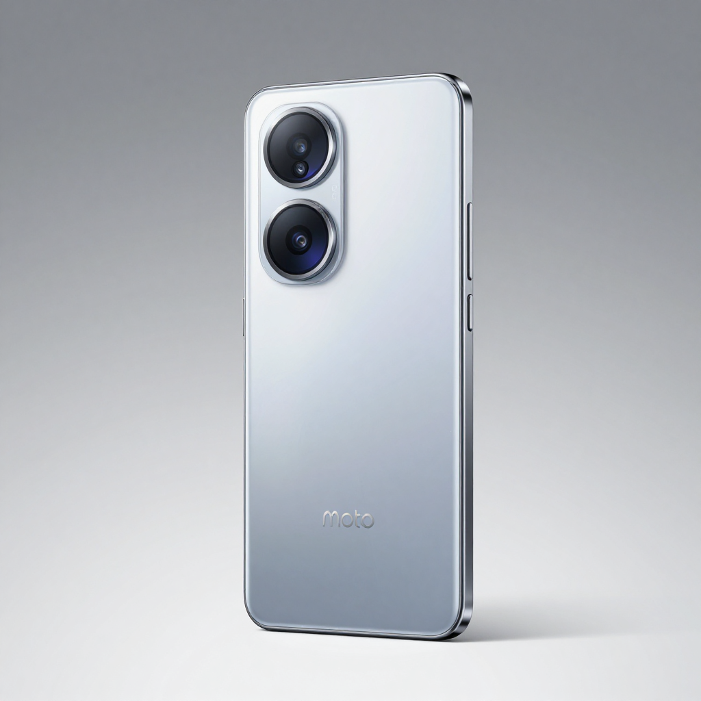 Moto G54手机正面与背面展示，突出LCD屏幕和简约设计