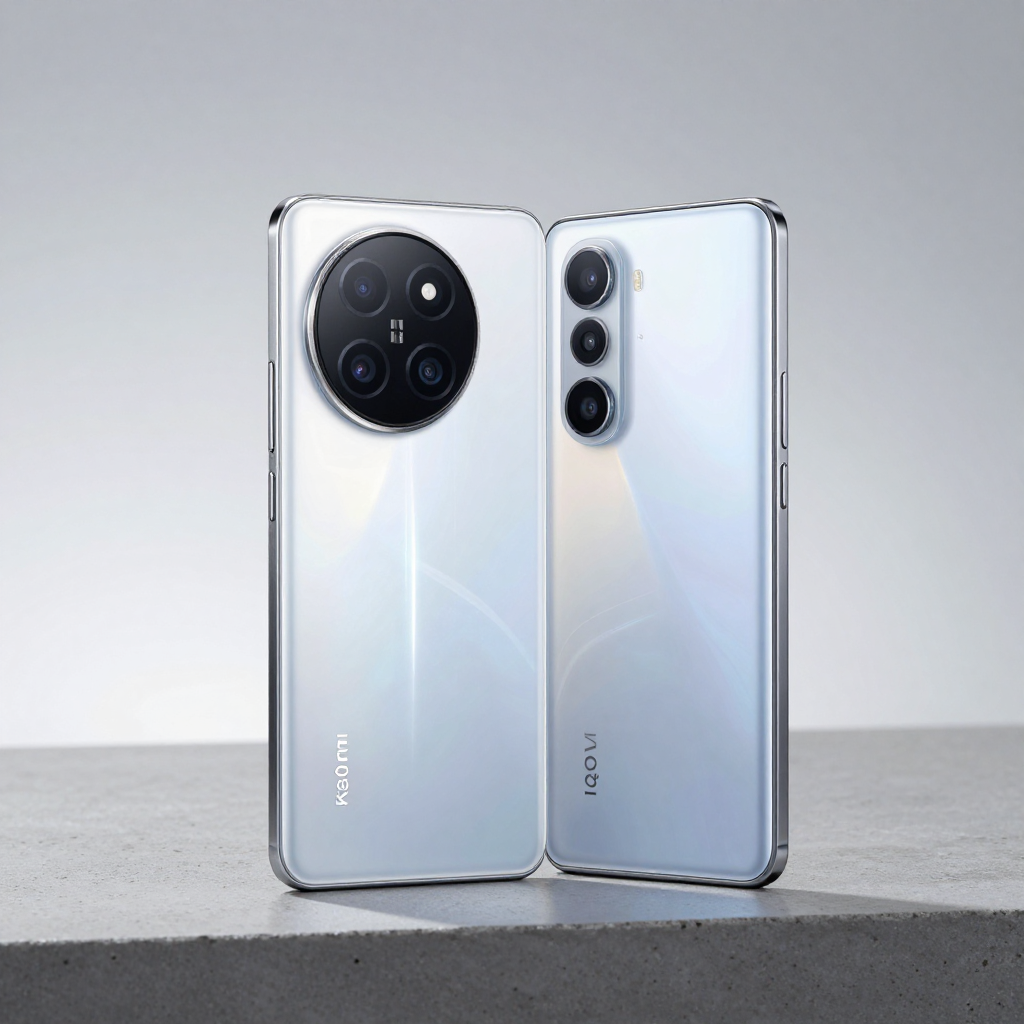 Redmi Note 14 Pro与iQOO Z9 外观对比展示