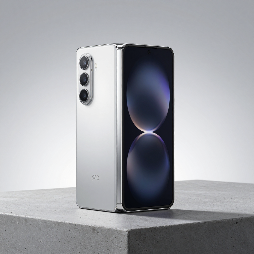 Moto G54手机外观展示，突出其简约设计和屏幕显示效果
