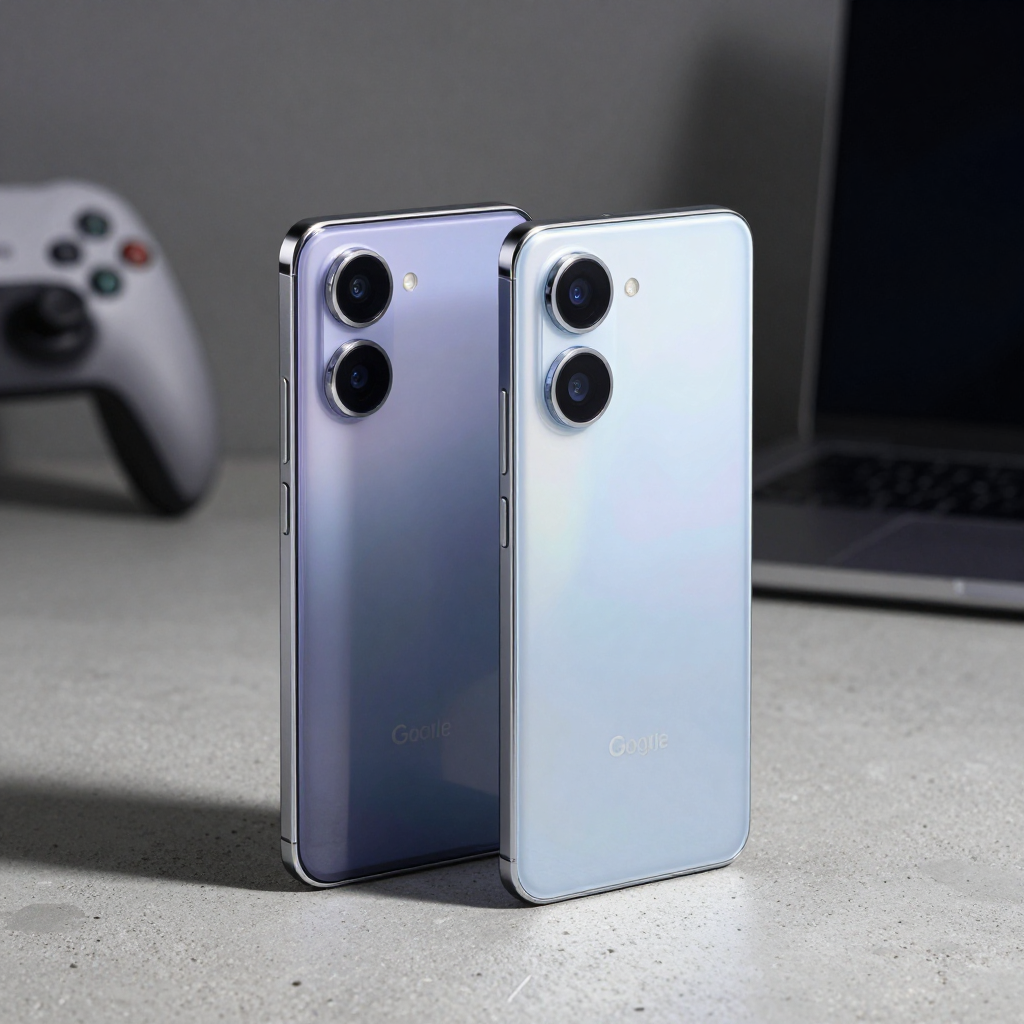 Pixel 8 Pro 与 Pixel 8 外观对比特写