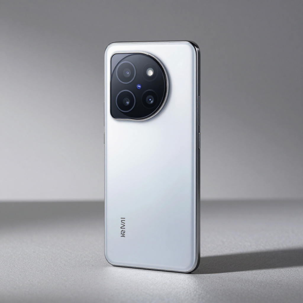 Smartphone camera module close-up detail