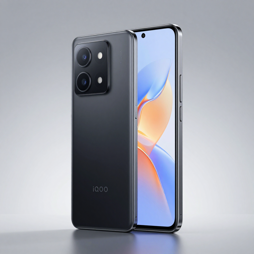 Redmi Note 13 Pro与iQOO Z8 外观对比展示，突出屏幕与电池标识