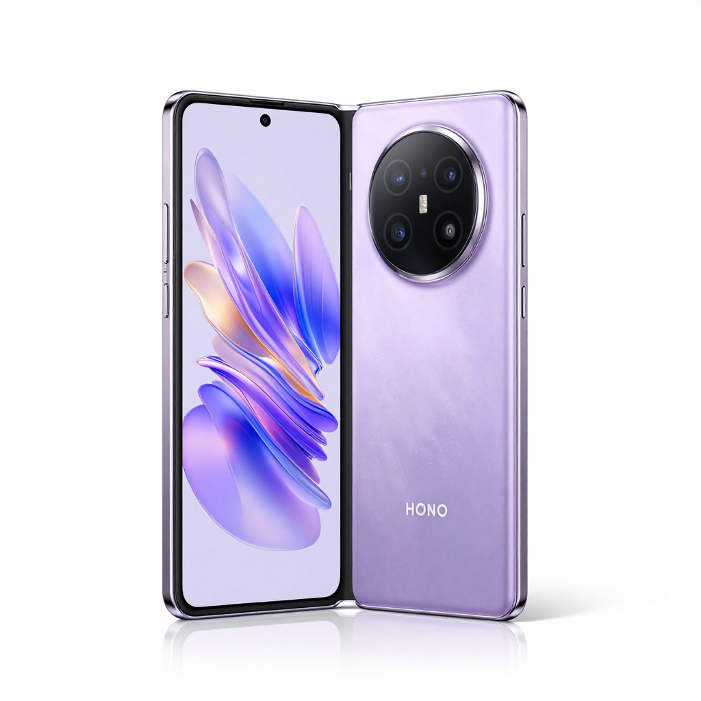 荣耀Magic V3展开态与折叠态对比