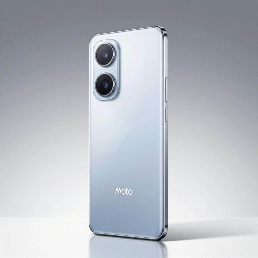 Moto G54手机外观展示，突出其简约设计和摄像头模组