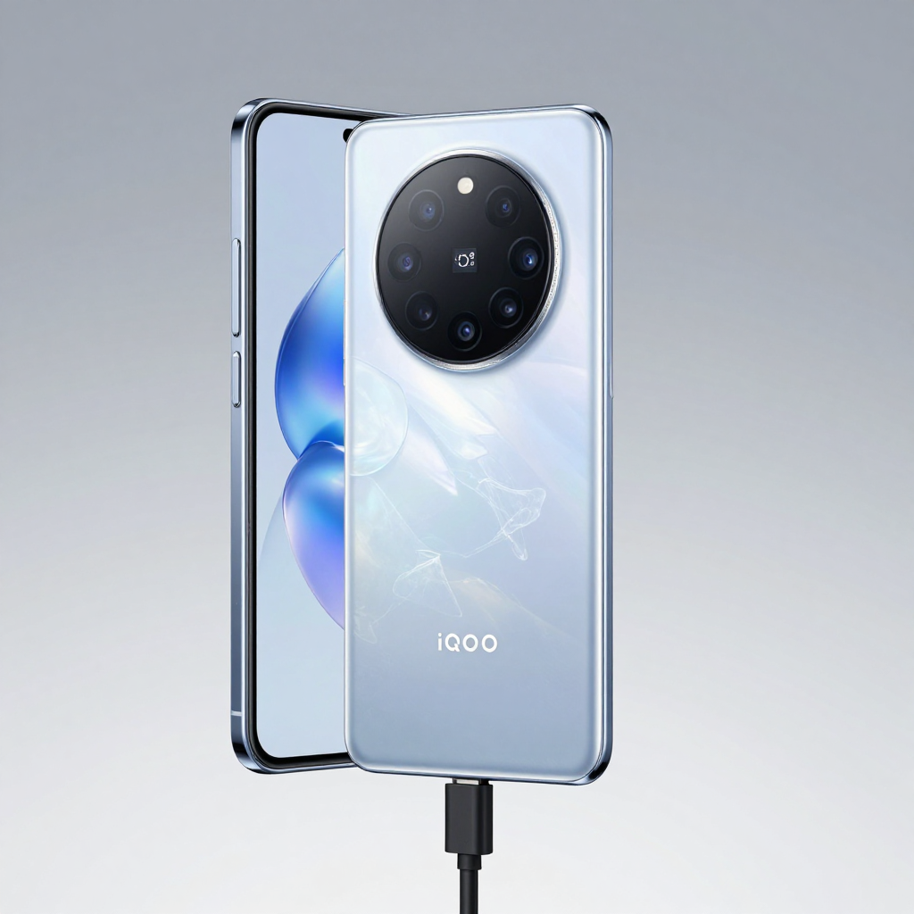 iQOO Z9 Turbo 游戏场景展示，突出屏幕与性能