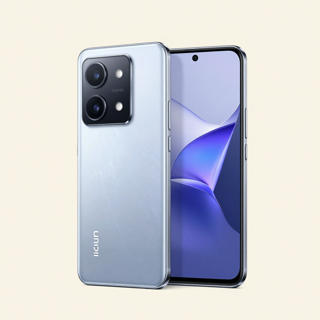 Redmi Note 13 Pro 和 iQOO Z8 的外观对比图，展示轻薄机身和屏幕设计