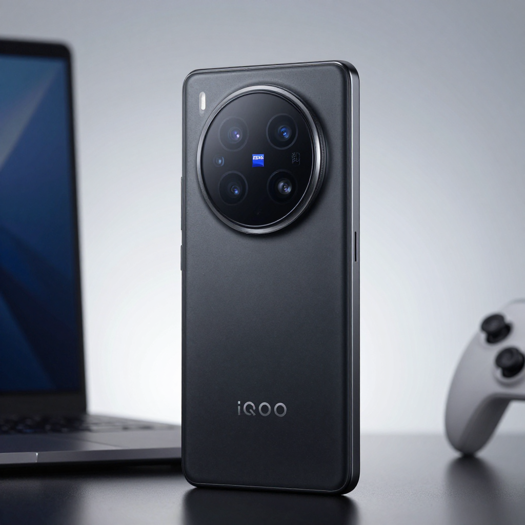 iQOO手机内部散热结构与芯片堆叠示意图