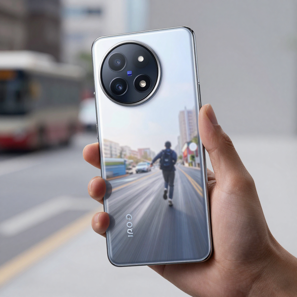 vivo X100s 拍摄的人像特写，展示蔡司色彩与虚化效果