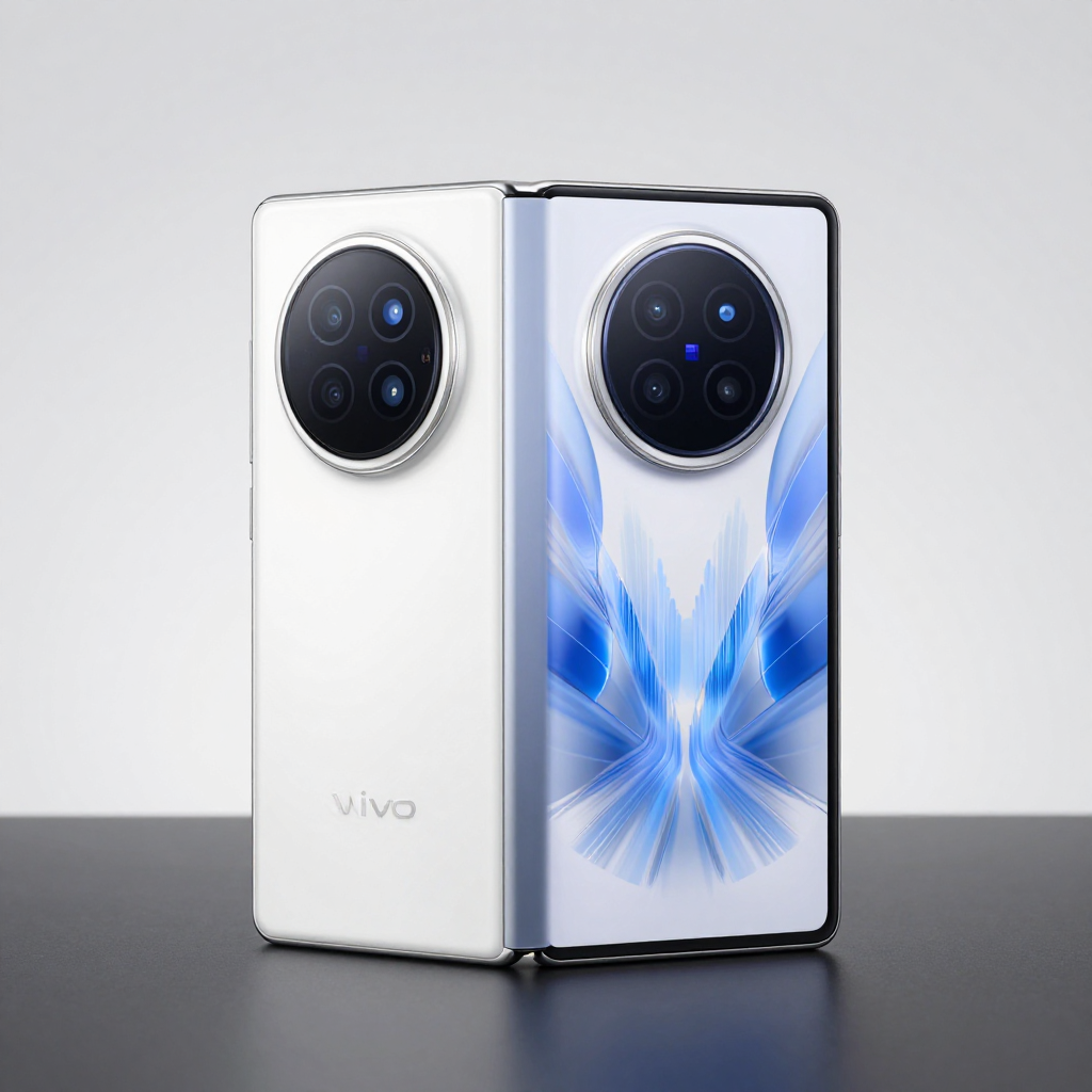 vivo X Fold4 展开态与折叠态细节展示