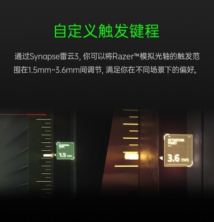 雷蛇 Razer 猎魂光蛛V2模拟光轴游戏键盘 键盘产品图片