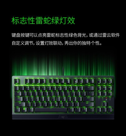 雷蛇 Razer 黑寡妇蜘蛛X竞技版机械键盘 键盘产品图片