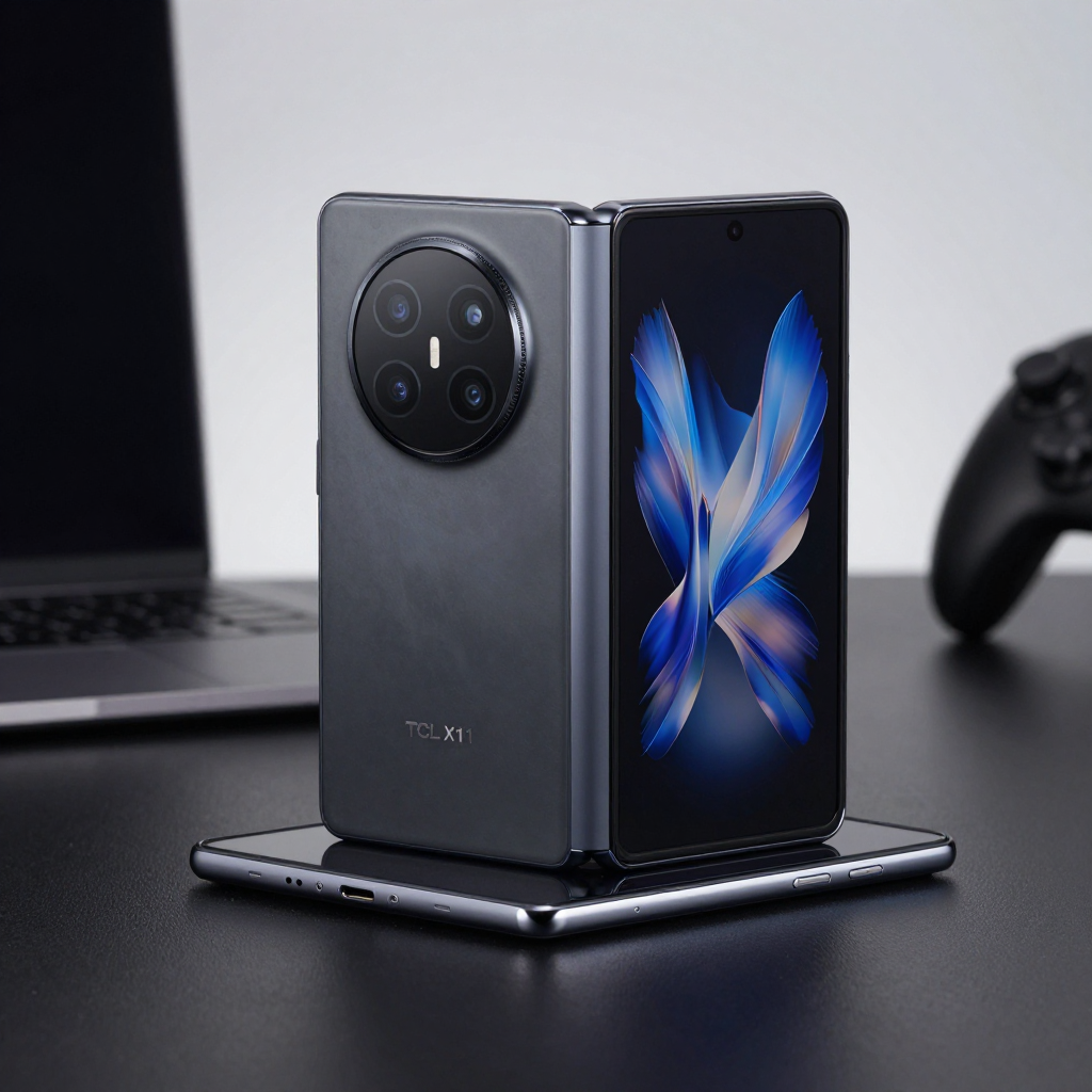 TCL W24 Ultra与华为Mate X6并排对比展示设计差异