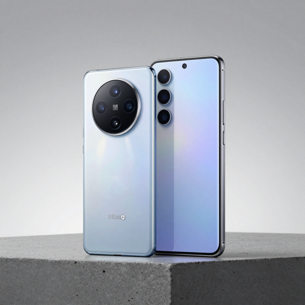 Google Pixel 9a 与三星 Galaxy A55 的影像对比实拍图，展示夜景和色彩差异