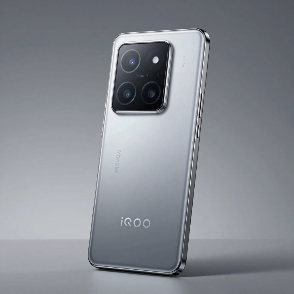 iQOO Z9与真我GT Neo6外观对比展示，突出屏幕亮度与电池设计